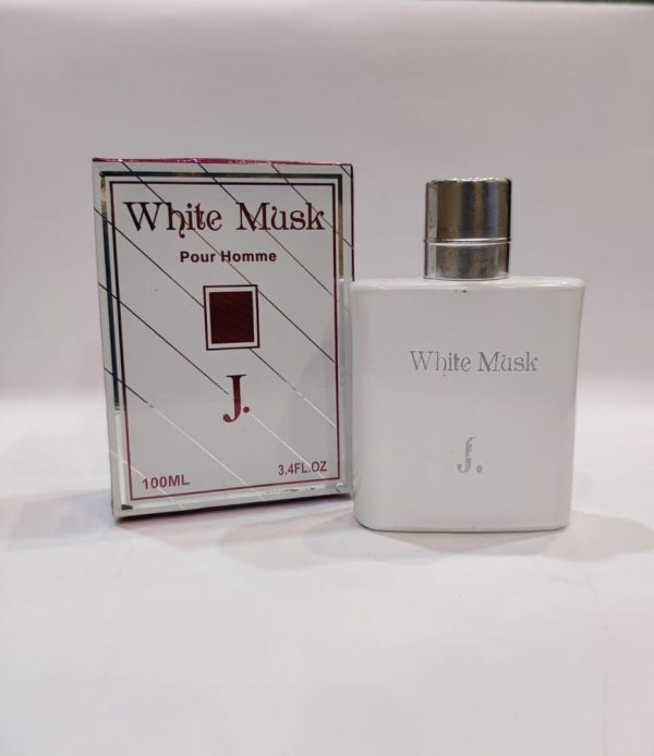 Pack Of 2 J. White Musk & J. Exclusive Intense Long Lasting Fragrance Men’s Perfume 100 Ml